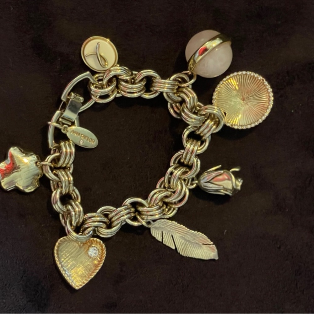 ANN TAYLOR GOLD TONE BRACELET